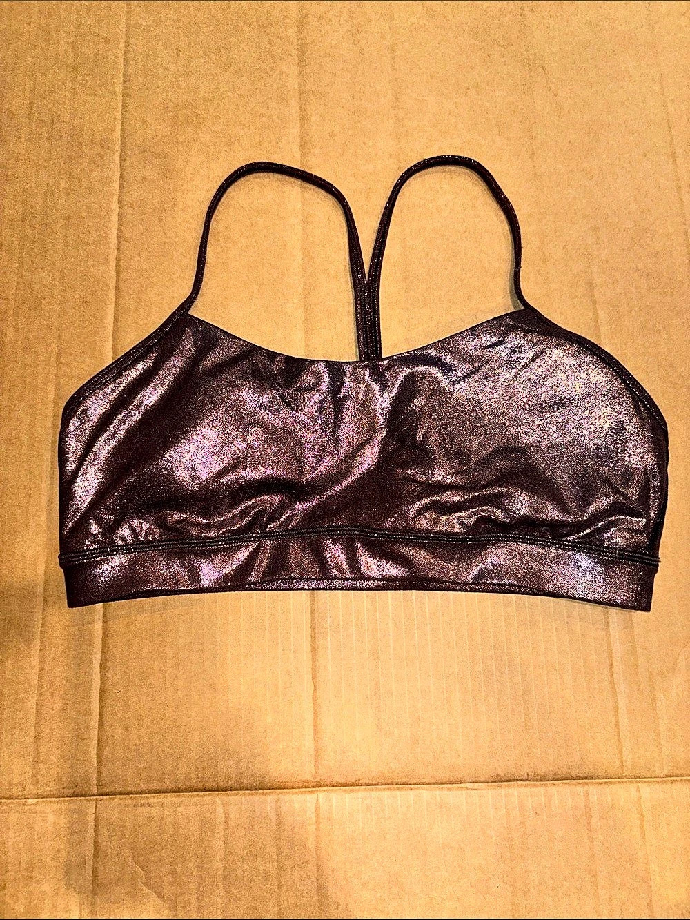 Lululemon Flow Y Nulu Bra Shine in size 10